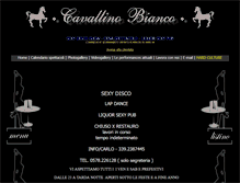 Tablet Screenshot of cavallinobianco.com